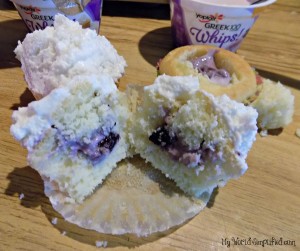 Blueberry Yogurt cupcakes